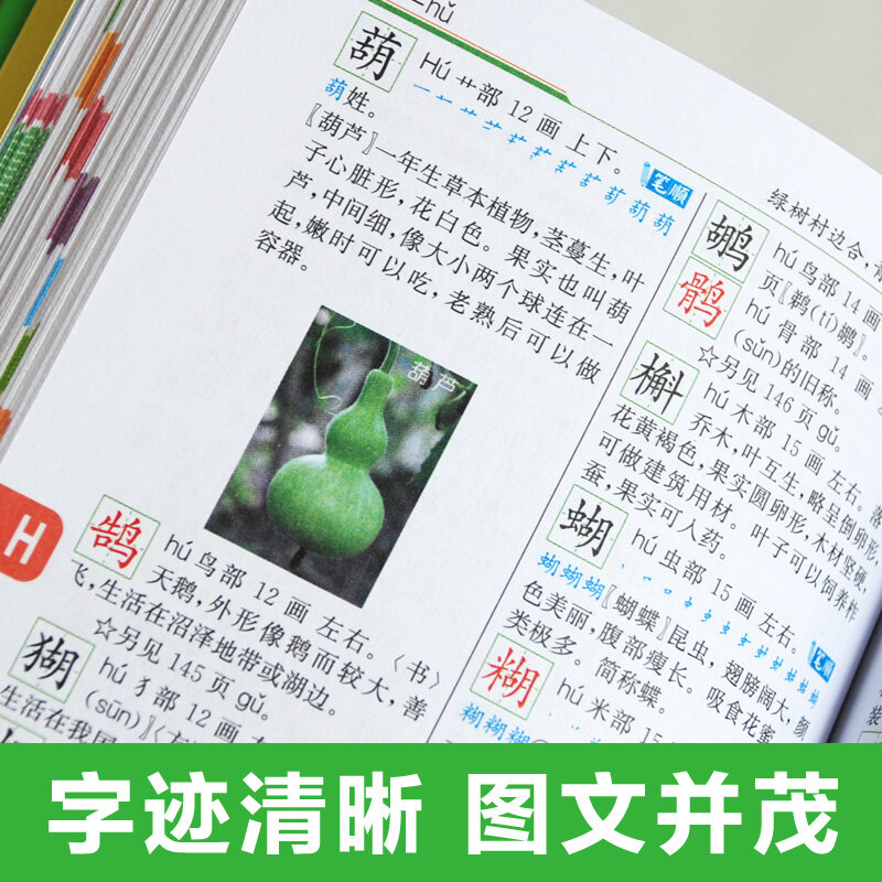 قاموس بطابع المدرسة الابتدائية ، حداثة ، شخصيات صينية لتعلم دبوس yin وصنع كتب أدوات اللغة