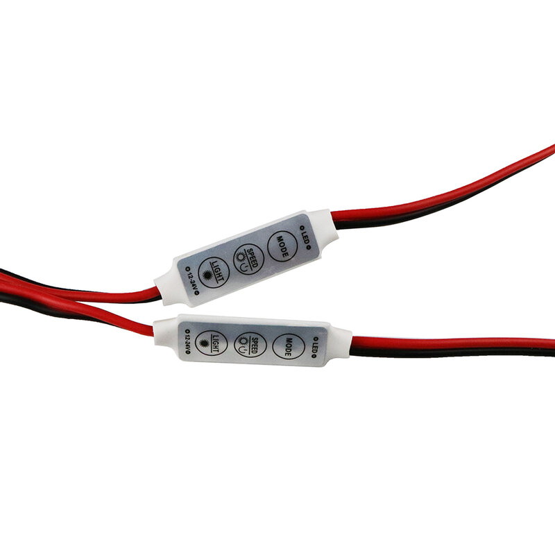 NEW 12V Mini 3 Keys Single Color LED Controller Brightness Dimmer for led 3528 5050 strip light Wholesale 1PCS DJ