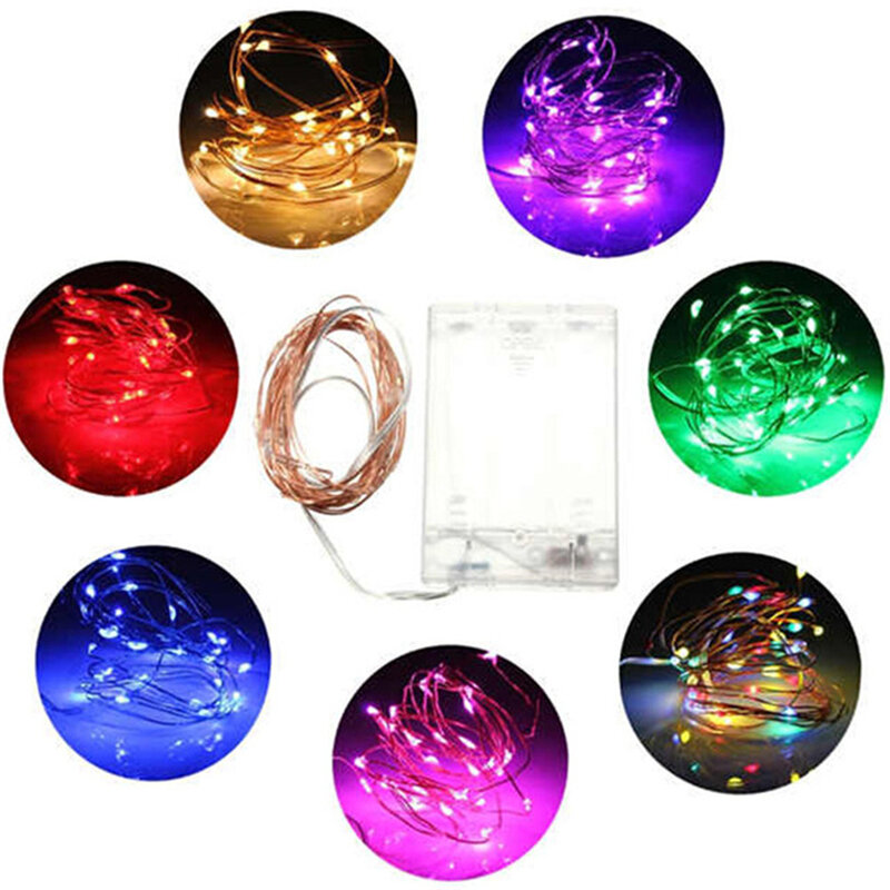 3M 30 Battery led string light 3 AA Battery Powered Decoration LED for Wedding Christmas,Party garland led lights outdoor