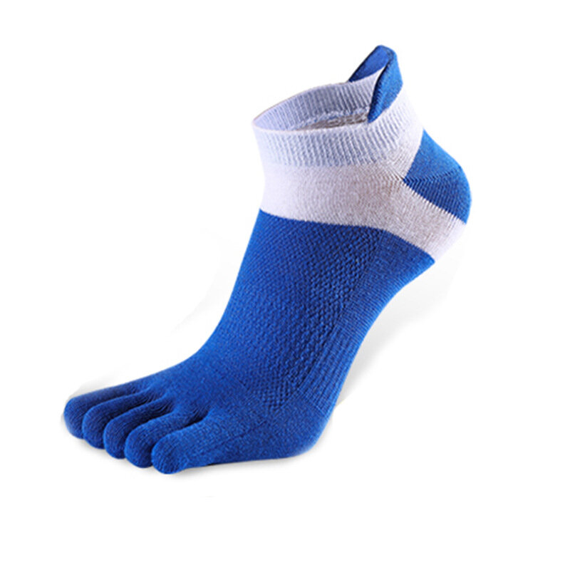 1 คู่ถุงเท้าผู้ชายห้านิ้วถุงเท้าผู้ชาย Mesh Meias กีฬาวิ่ง Five Finger Toe ถุงเท้าสบายกีฬา breathable ถุงเท้า