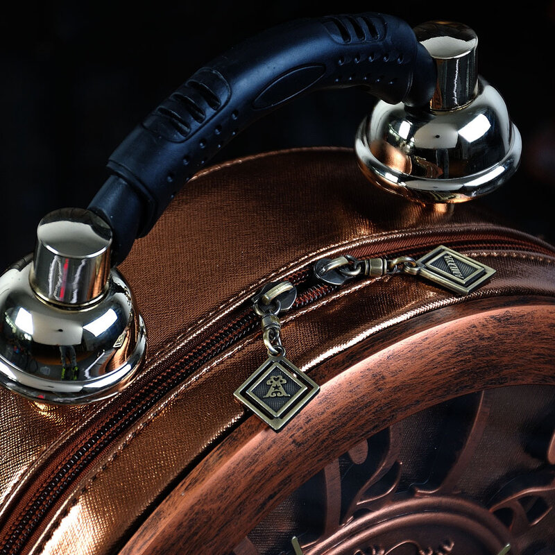 Amberler นาฬิกาปลุกจริง Vintage ผู้หญิงกระเป๋าถือคุณภาพสูงแมสเซนเจอร์สะพายไหล่สำหรับผู้หญิงกระเป๋าแฟชั่น2023กระเป๋าสะพายข้างของผู้หญิง