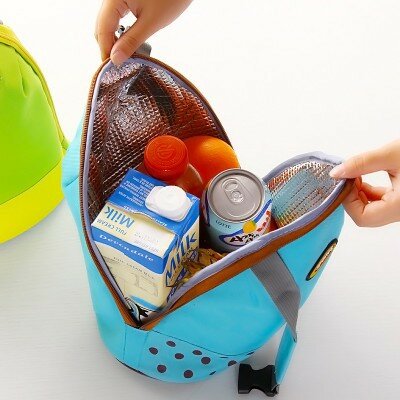 Ausuky nova variedade quente padrão almoço bolsa feminina à prova dwaterproof água piquenique saco lancheira para crianças adulto caixa de alimentos saco de armazenamento