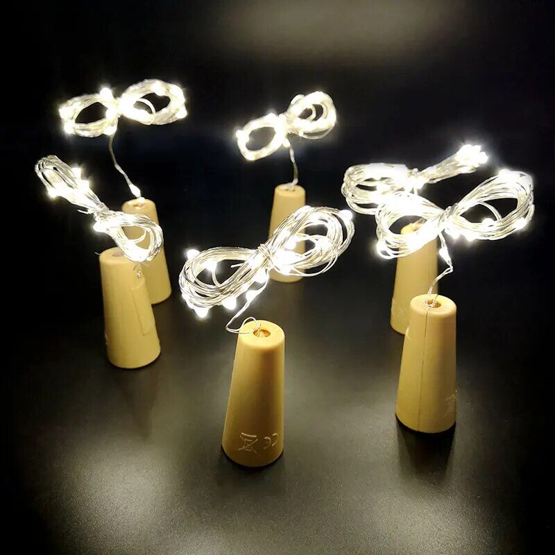 10M 5M 2M LED String lichter Silber Draht Fee licht Weihnachten Hochzeit Party USB led Streifen lampe dekoration Angetrieben durch Batterie