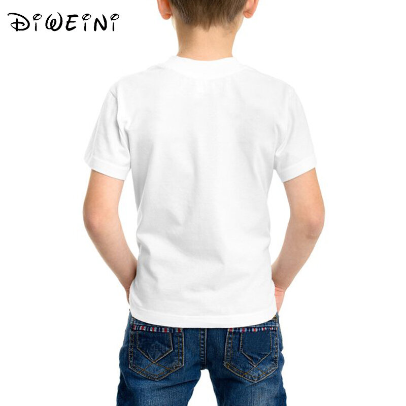 Dostosowane koszulki dla dziewczynek chłopców własne niestandardowe nazwa zdjęcia list ubrania dla dzieci spersonalizowane wiadomość lub obraz dziecko topy koszulki