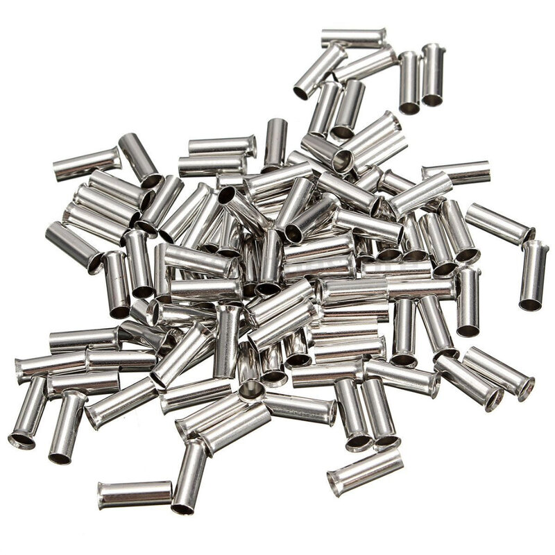 100 pièces embouts embouts câble boîtier fin Non isolé fil bande cuivre embouts 0.5mm2-6.0mm2