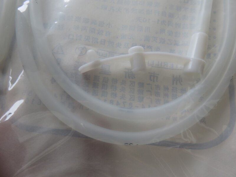 Tubo de silicone descartável para alimentação estômago, tubo de silicone descartável para uso médico 22 #1 metro, 1 peça