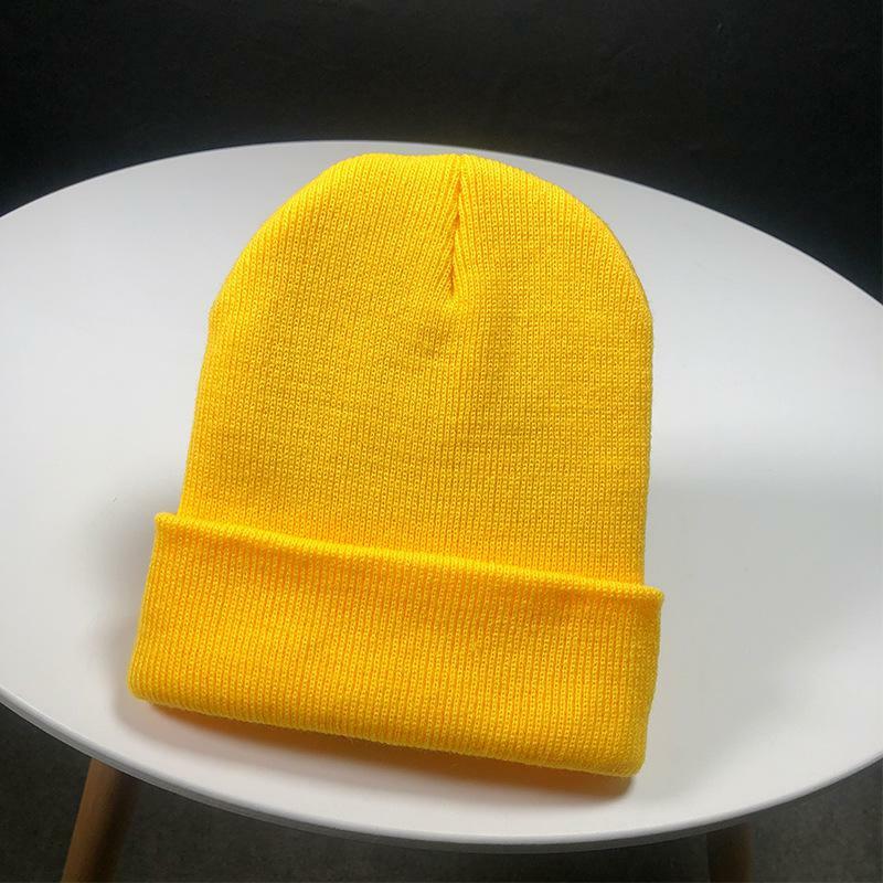 COKK – Bonnet chaud tricoté pour femme et homme, joli et solide, collection automne-hiver casquette décontractée