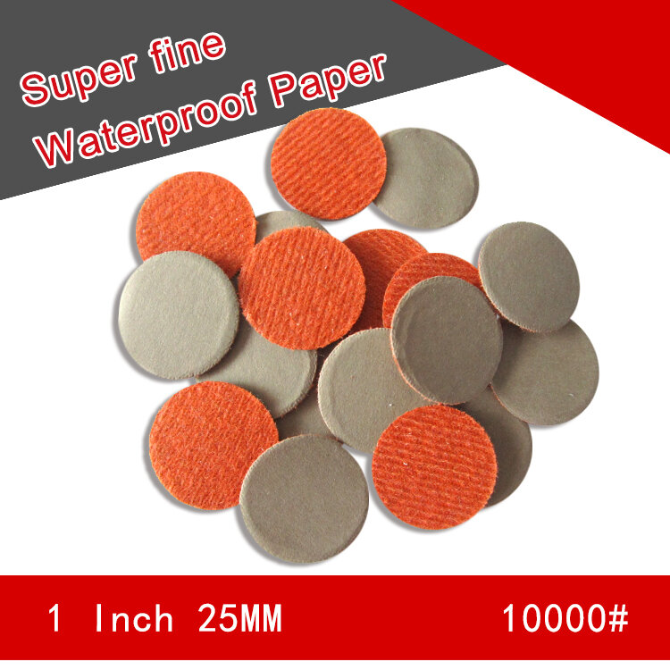 56PCS 1 Inch Flocking Waterproof Sandpaper Abrasive Paper Self-adhesive Wet & Dry for Sanding Polishing Power Tools Accessories