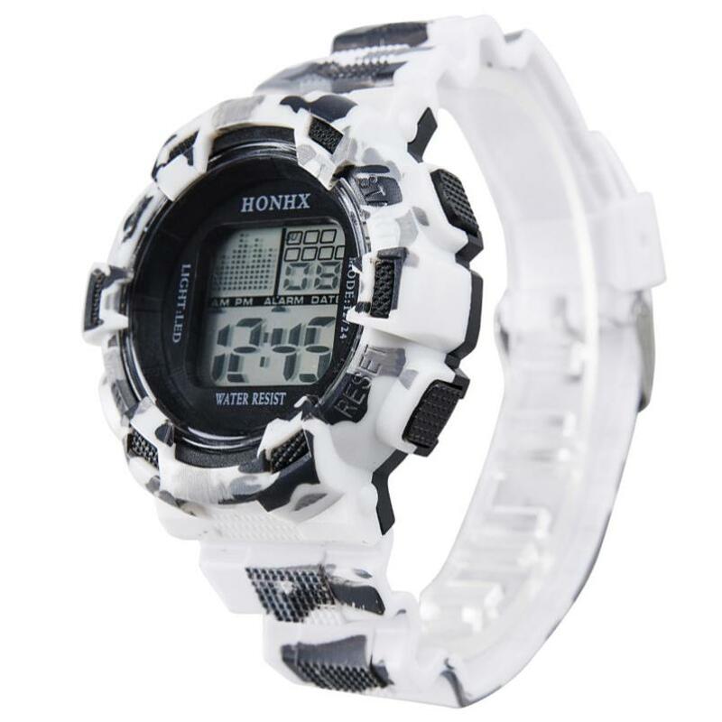 Moda męska cyfrowy LED analogowy Alarm kwarcowy data sport zegarek na rękę Relogio Masculino Erkek Kol Saati zegarek mężczyzn