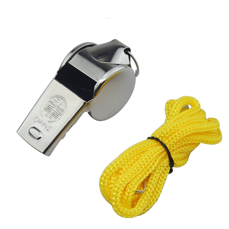 1PCS Metal Whistle Rugby Party Training Like Referee Sport Whistle School Soccer Football Outdoor sports Whistle wholesale