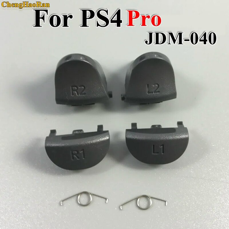 Botones de gatillo para PS4 slim/Pro, 1 Juego para Playstation 4 JDS 040 JDM 040, controlador de resorte de gatillo L1 R1 L2 R2