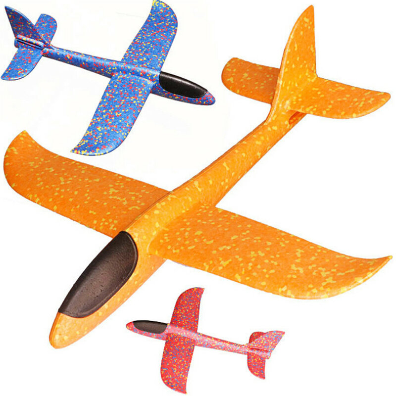 Lancio a mano grande lancio schiuma Palne EPP modello di aereo per bambini aereo aliante modello di aereo giocattolo educativo fai da te all'aperto