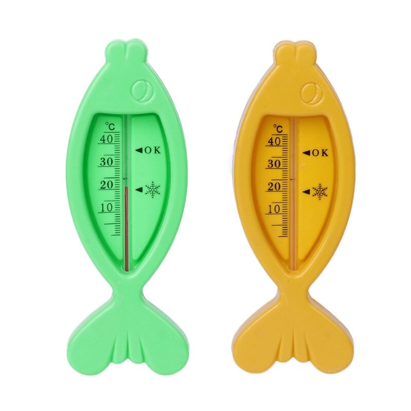 Termometer mandi bayi, kartun lucu bentuk ikan termometer mandi anak Sensor suhu bak mandi bayi termometer mandi air 0-45 ℃