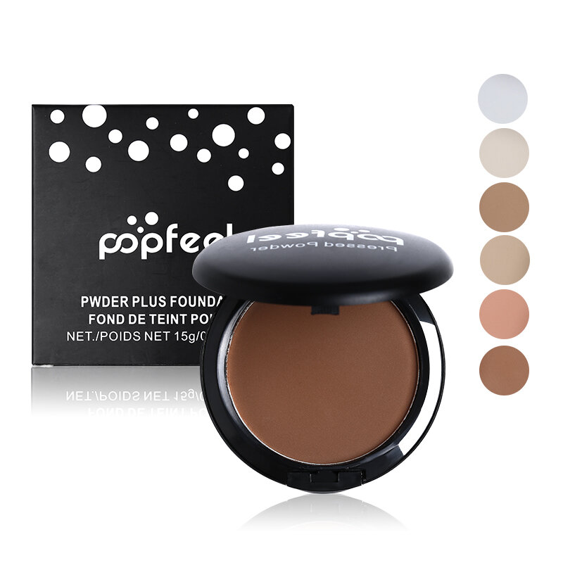 Popfeef importa bronceador y resaltador polvo paleta cara Base iluminador maquillaje bronceadores destacar polvo de hornear el maquillaje de la cara