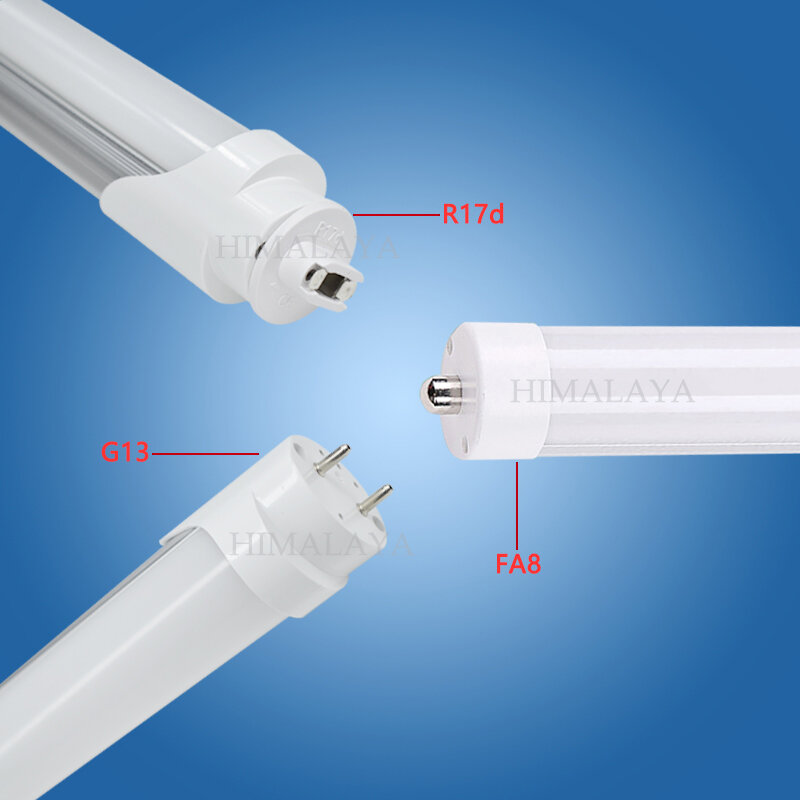 Toika-tubo de luz LED de un solo pin, 80 piezas, 40W, 2,4 m, 8 pies, R17D T8, 2400mm, alto brillo, 25LM/PC192led/PC, 4800LM