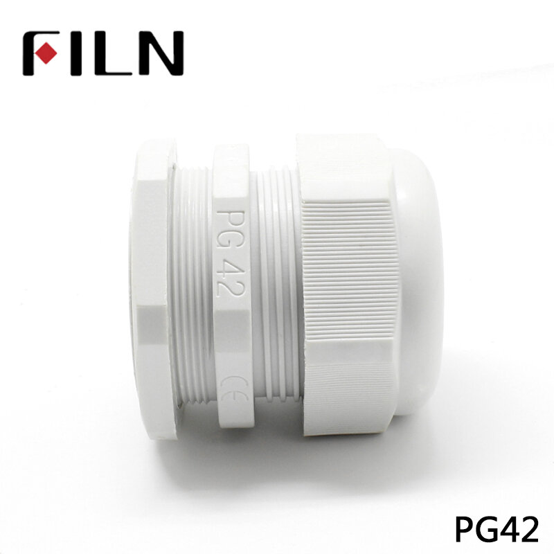 Высокое качество IP68 PG7 PG42 M40x1.5 3-6,5 мм водонепроницаемый нейлоновый кабельный сальник без водонепроницаемой прокладки пластиковый кабельный сальник
