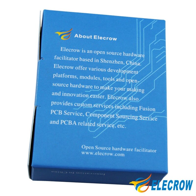 Elecrow-Placa de microcontrolador Crowduino Leonardo R3 para Arduino ATmega32U4, con Cable Micro USB, DIY