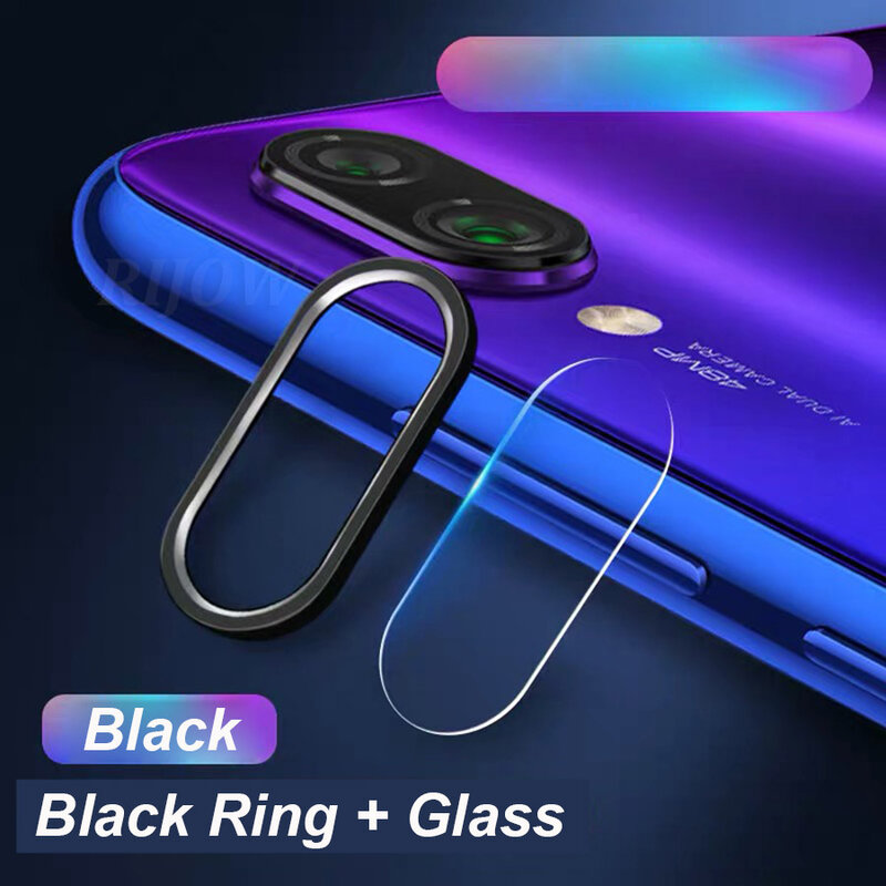 Redmi Hinweis 8 Gehärtetem Glas für Xiaomi Redmi Hinweis 7 Pro Metall Kamera Objektiv Schutz Ring Screen Protector Globale Note7 pro