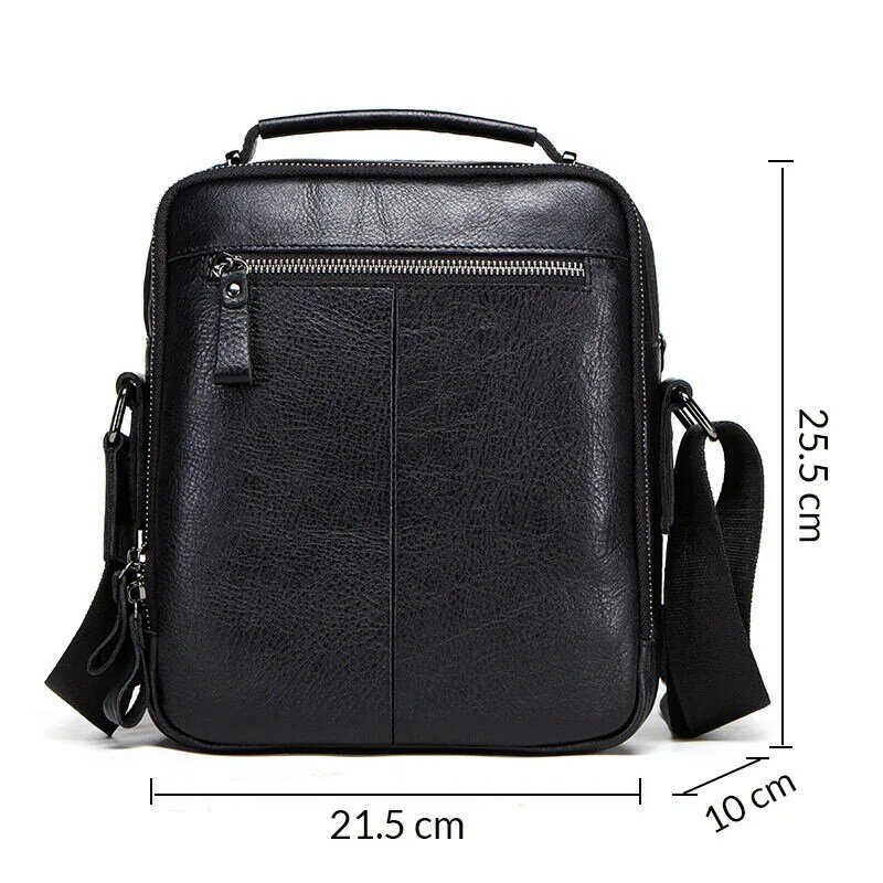 CONTACT'S-حقيبة كتف جلدية أصلية للرجال ، حقيبة كتف رجالية ، جودة عالية ، عصرية ، لجهاز iPad مقاس 100% بوصة ، 9.7