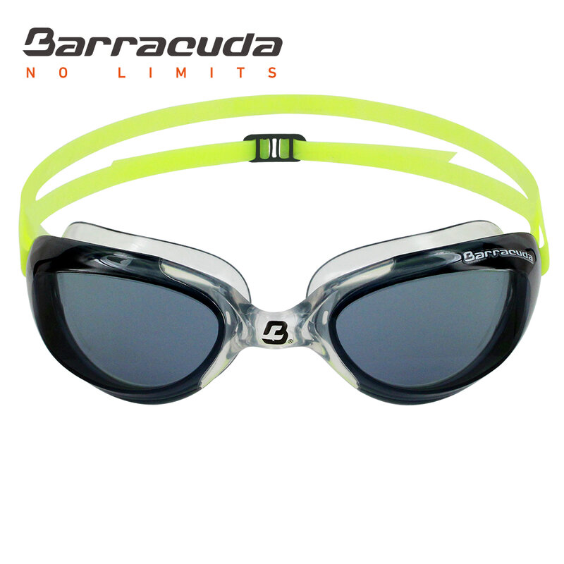 Barracuda แว่นตาว่ายน้ำสำหรับผู้ใหญ่ป้องกันรังสียูวี92055ดำ