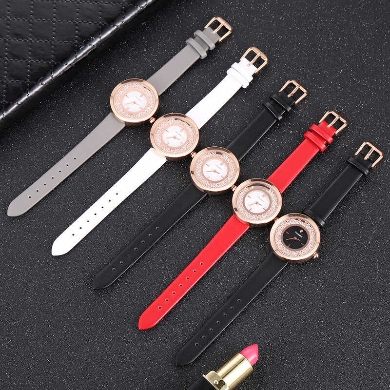 Cagarny Hip Hop Ice Out Women Watches Luxury Bling Diamonds Watch Female Clock Rose Gold Waterproof Fashion Ladies Wristwatch