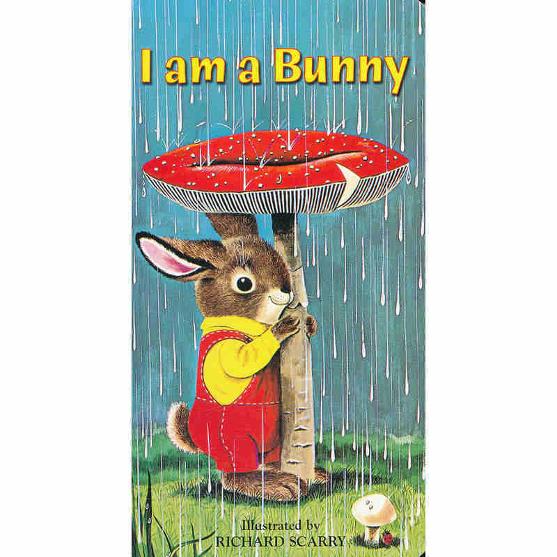 Я кролик: детская книга с английскими картинками для детей 0-3 лет