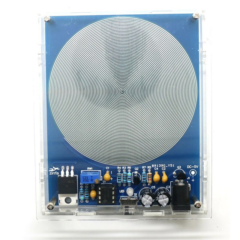 Zirrfa-generador de ondas de pulso de frecuencia Ultra baja, con resonador de Audio, con acabado en caja, CC, 5V, 7,83 HZ