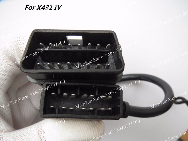 Original for LAUNCH X431IV 4 Fourth for NISSAN -14+16 pin OBDII Adaptor for NISSAN-14+16  Connector OBD2 adapter Connnecter OBD