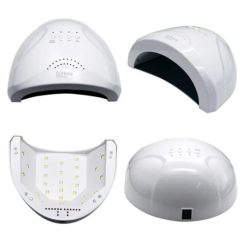 48W Lampada UV Nail Polish Dryer 30 LEDs Luce 5S 30S 60S Asciugatura Unghie & Toe gel del chiodo Che Cura Unghie Artistiche Dryer Manicure Per Sunone