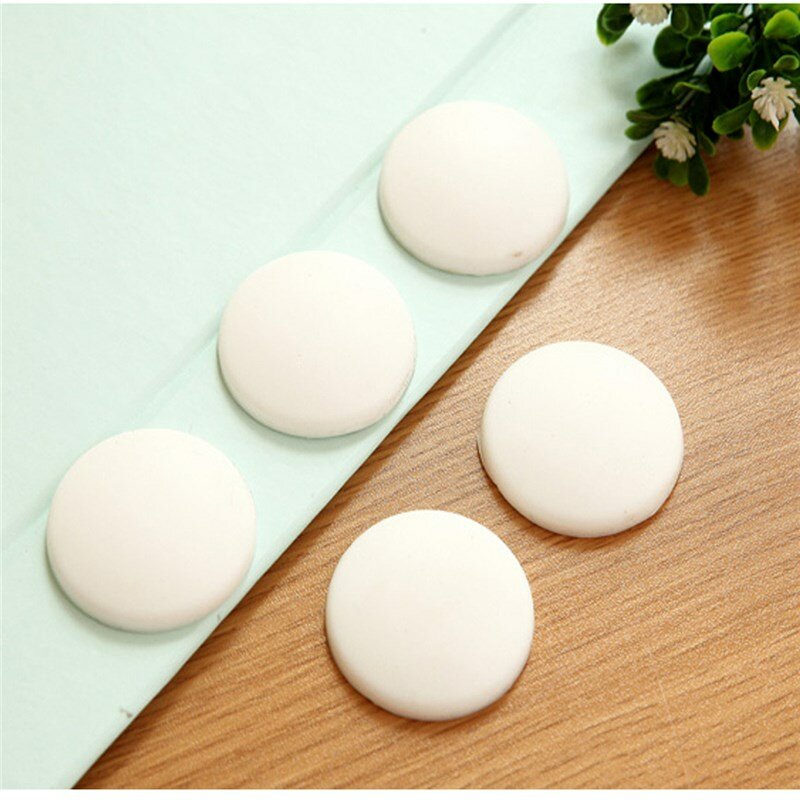 MTGATHER White Door Stop Silicone Wall Protectors Guards Self Adhesive Door Handle Bumper Stoppers Prevent Damage
