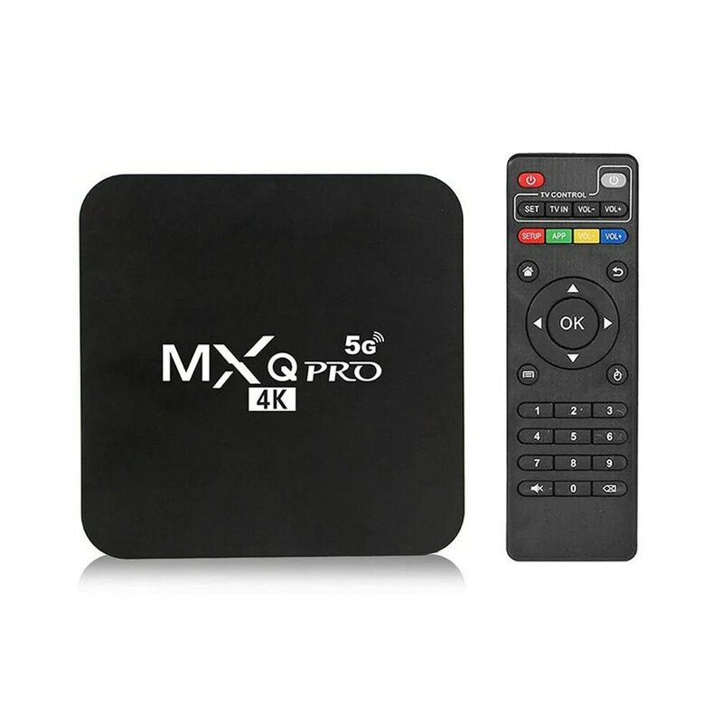 Boîtier décodeur Smart TV 5G 4K 1080p, Android, prise en charge Ethernet 2.4G, WiFi sans fil, lecteur multimédia pour réseau