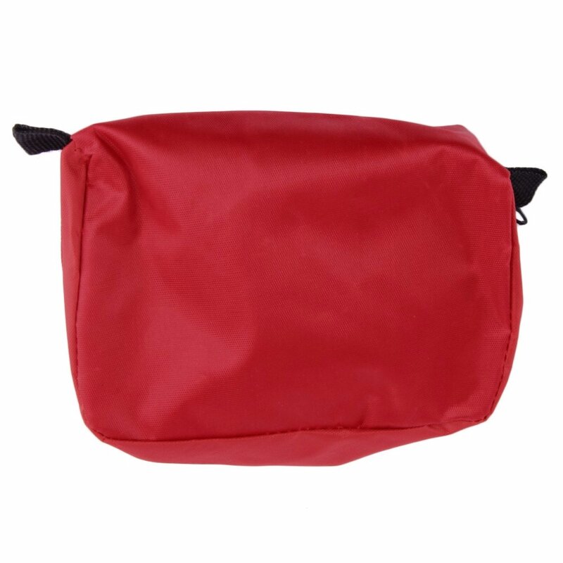 응급 처치 키트 빨간색 PVC 야외 캠핑 생존 빈 가방 붕대 약물 방수 보관 가방, 0.7L, 11*15.5*5cm