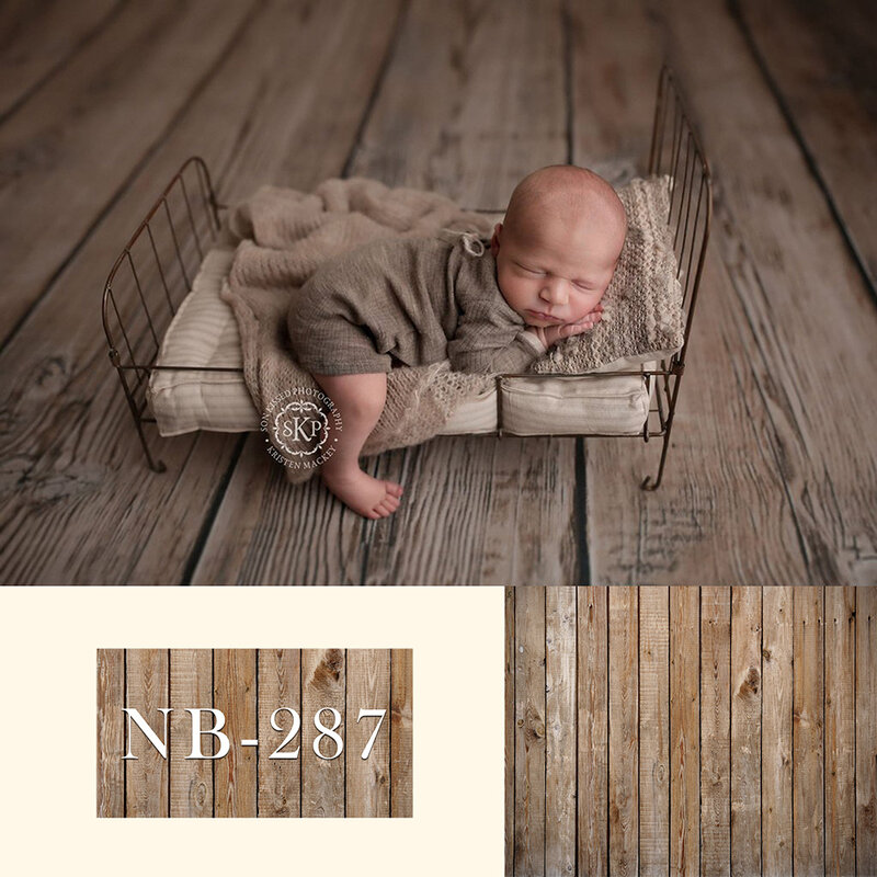 Винтажный Виниловый фон Mehofond с изображением деревянного пола для новорожденных