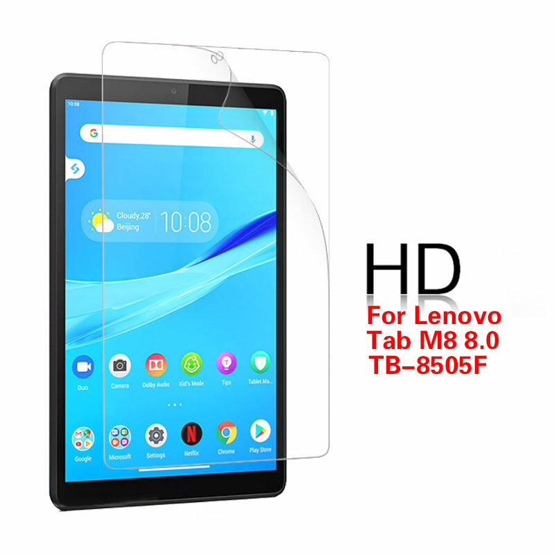 Film protecteur d'écran pour tablette Lenovo Tab M8, HD, transparent, brillant/mat, 8.0 pouces, ZA7900