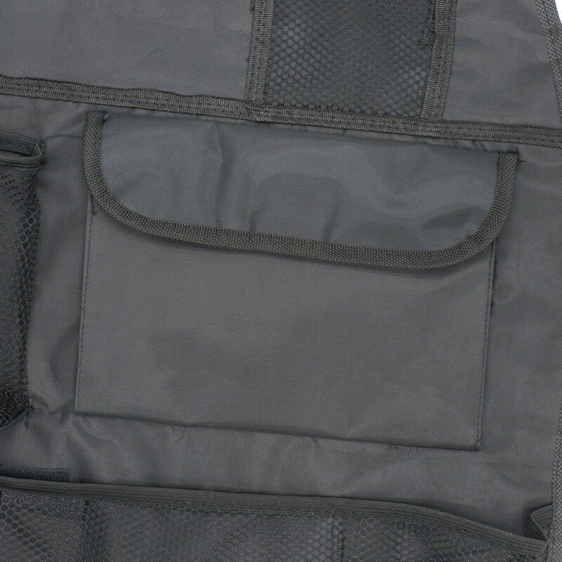 Multi Pocket Car Seat Back Organizer Snack Tool Pen Drink Umbrella Storage Bag Backseat Kick Protector Cover For Kids 56*36cm