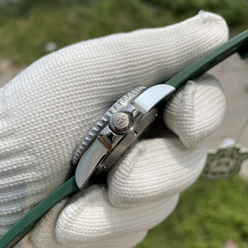 SD1953 turkusowa tarcza ze stali nierdzewnej NH35 zegarek Steeldive 41mm STEELDIVE marki szafirowe szkło męskie zegarki nurkowe reloj hombre
