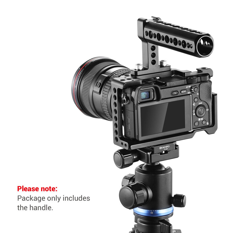 SmallRig Camera Top Handle with Cold Shoe DSLR Camera Rig For A6500 A73 A7III Z6 Camera Cage Funtional Cheese Hand Grip 1638
