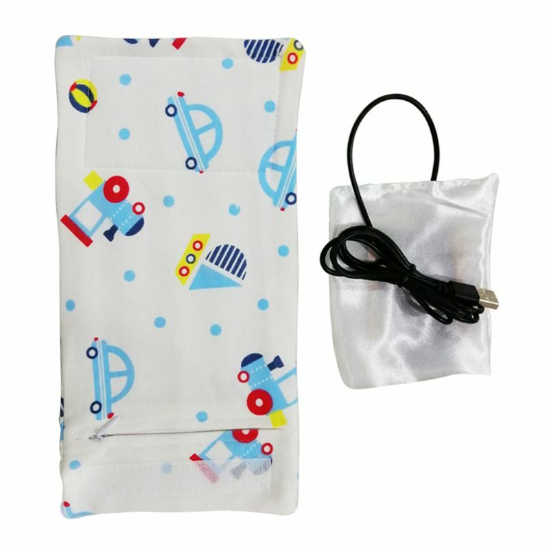 Wózek podróżny USB mleczny podgrzewacz wody izolowana torba butelka do pielęgnacji dziecka podgrzewacz 6 kolorów 69HE
