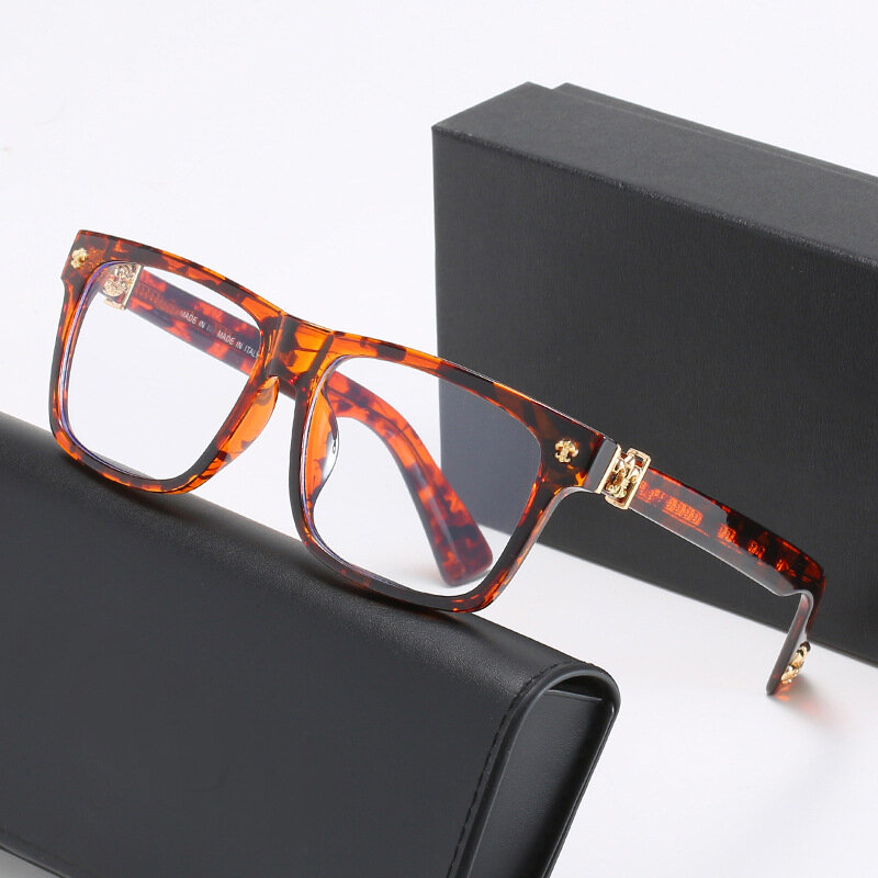 Gafas De Sol TR90 rectangulares para hombre y mujer, lentes ópticas con borde completo, antirayos azules, prescripción para miopía, Unisex