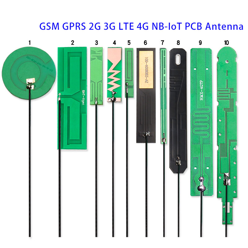 GSM GPRS 2G 3G LTE 4G NB-iot وحدة المدمج في ثنائي الفينيل متعدد الكلور لوحة الدوائر التصحيح هوائي Ipx موصل IPEX واجهة RG1.13 12 سنتيمتر كابل 8dbi