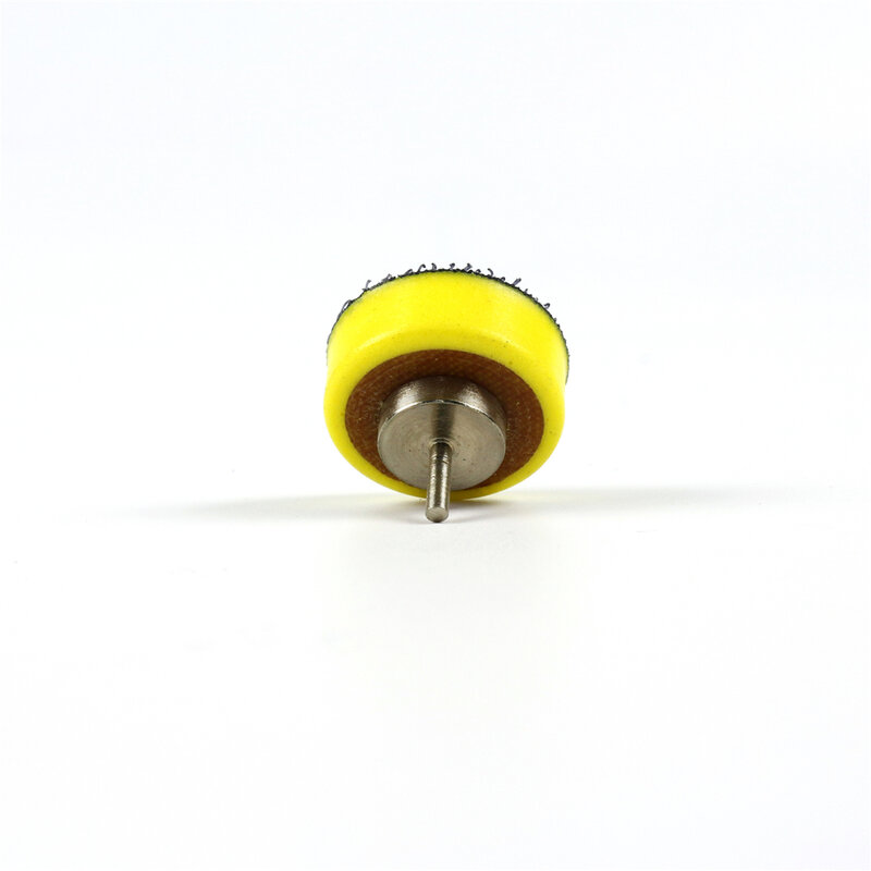 Almohadilla de lijado de respaldo de 1 pulgada 25mm, vástago de 2,35mm o rosca M6, vástago de 3mm para discos de lijado de gancho y bucle para accesorios Dremel, 2 uds.