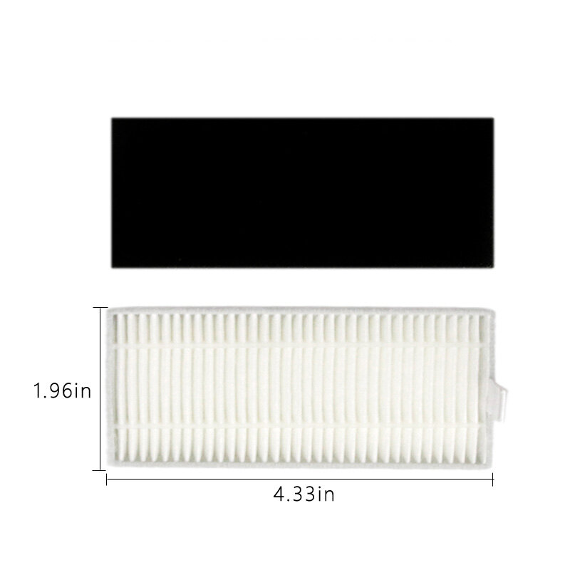 Compatible For CONGA EXCELLENCE 990 / CONGA EXCELLENCE / Gutrend Fusion 150 Robotic Vacuums Main Side Brush Hepa Filter Spare