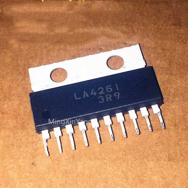 オーディオパワーICチップ5個la4261 zip-10 3.5w