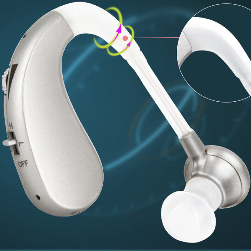 Orelha da prótese auditiva para o amplificador sadio da surdez portátil ajustável super para os idosos