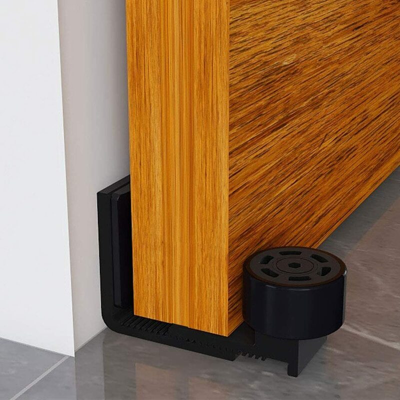 納屋のドアの床ガイド調節可能なスライドドアガイド壁掛けドアガイド