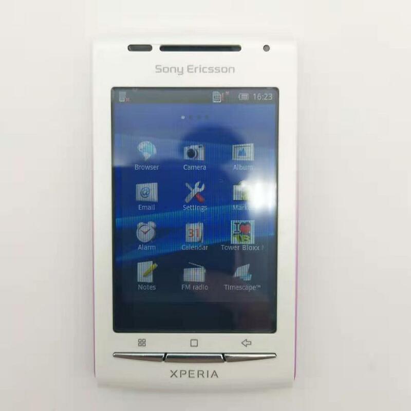 Sony Ericsson-Smartphone Desbloqueado Recondicionado, Telefone Xperia X8 E15i, GPS Android, Wi-Fi, Telefone de 3.0 ", X8 Recondicionado