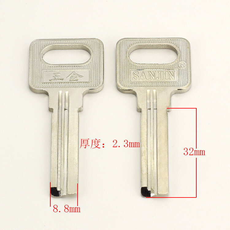 B143 dom drzwi do domu puste obudowy kluczy materiały ślusarskie surowe klucze 10 części/partia