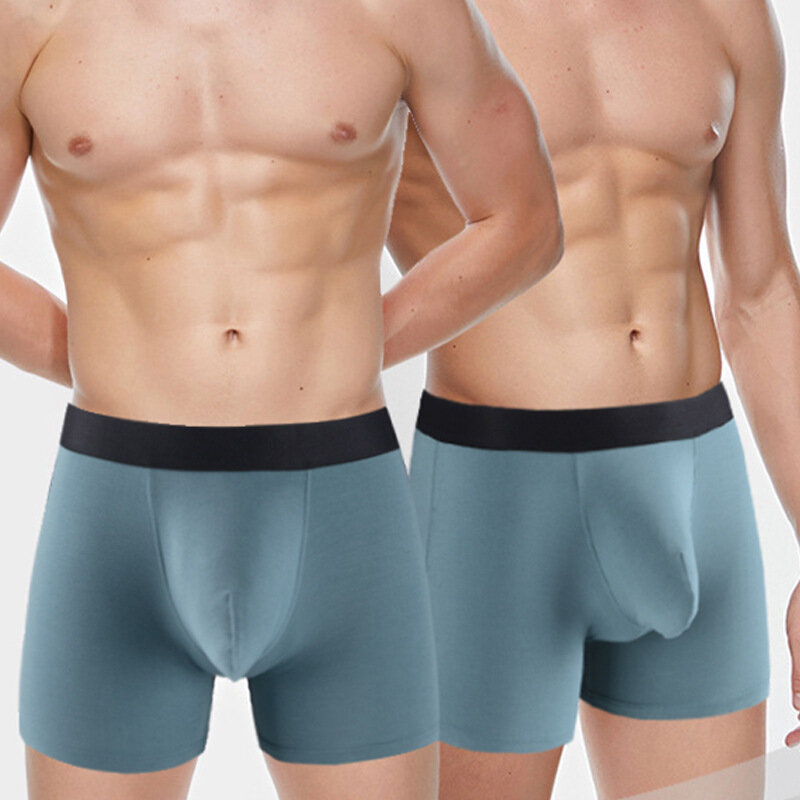 Do Not Miss It!  Men Comfortable Soft Modal Boxer Independent U Convex Sport Boxershorts Underwear
