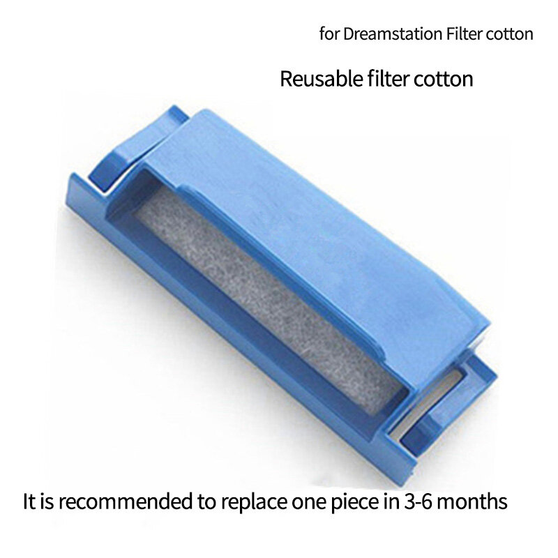 Filtro respirronics cpap, 6 peças para filtro de pólen reutilizável