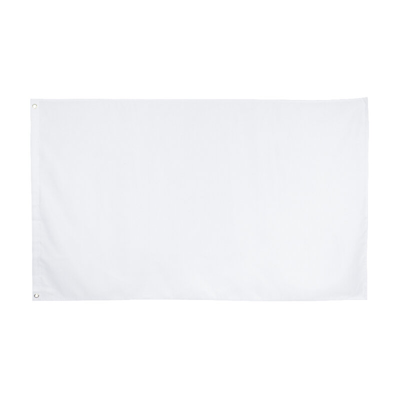 FlagHub90x150cm白い旗DIY装飾用無地バナー
